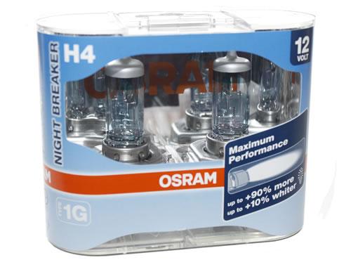 BEC FAR H4 OSRAM NIGHT BRAKER, DUO-BOX (2 buc.)